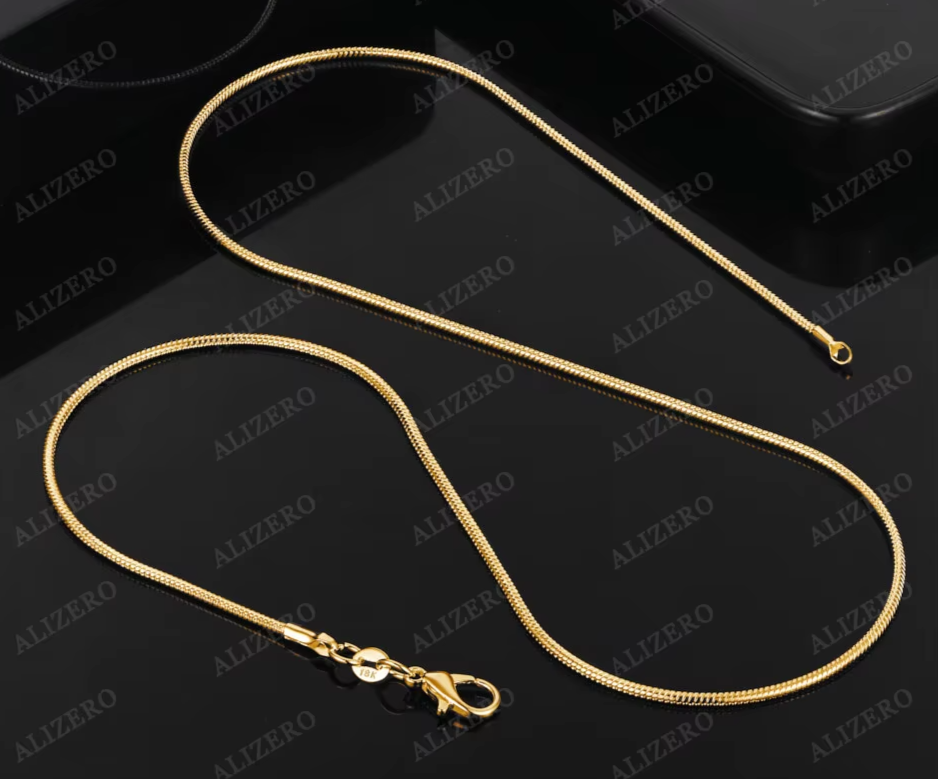 Pella 18K Gold Snake Necklaces