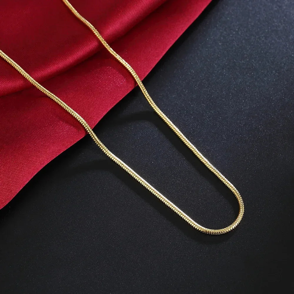 Pella 18K Gold Snake Necklaces