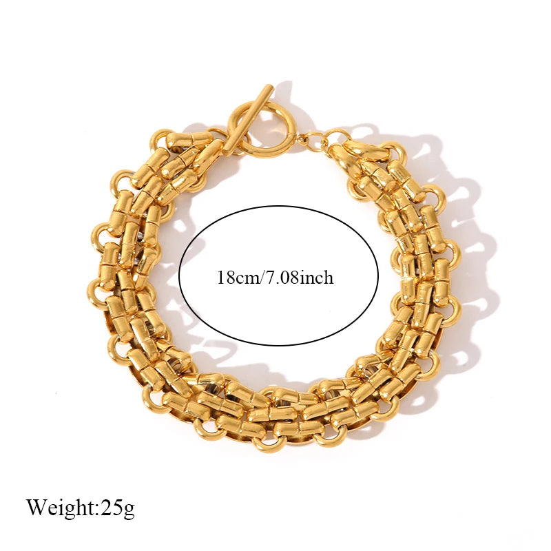 Quin Gold Bracelet