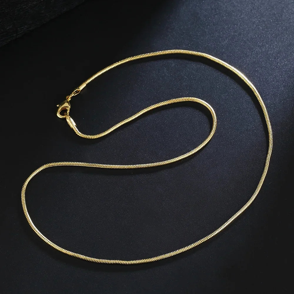 Pella 18K Gold Snake Necklaces