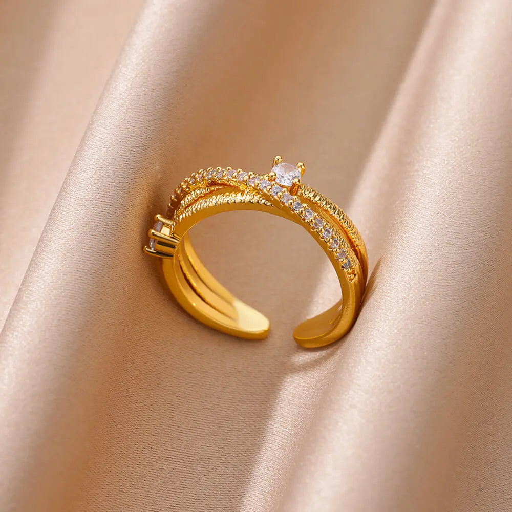 Lilura Gold Rings