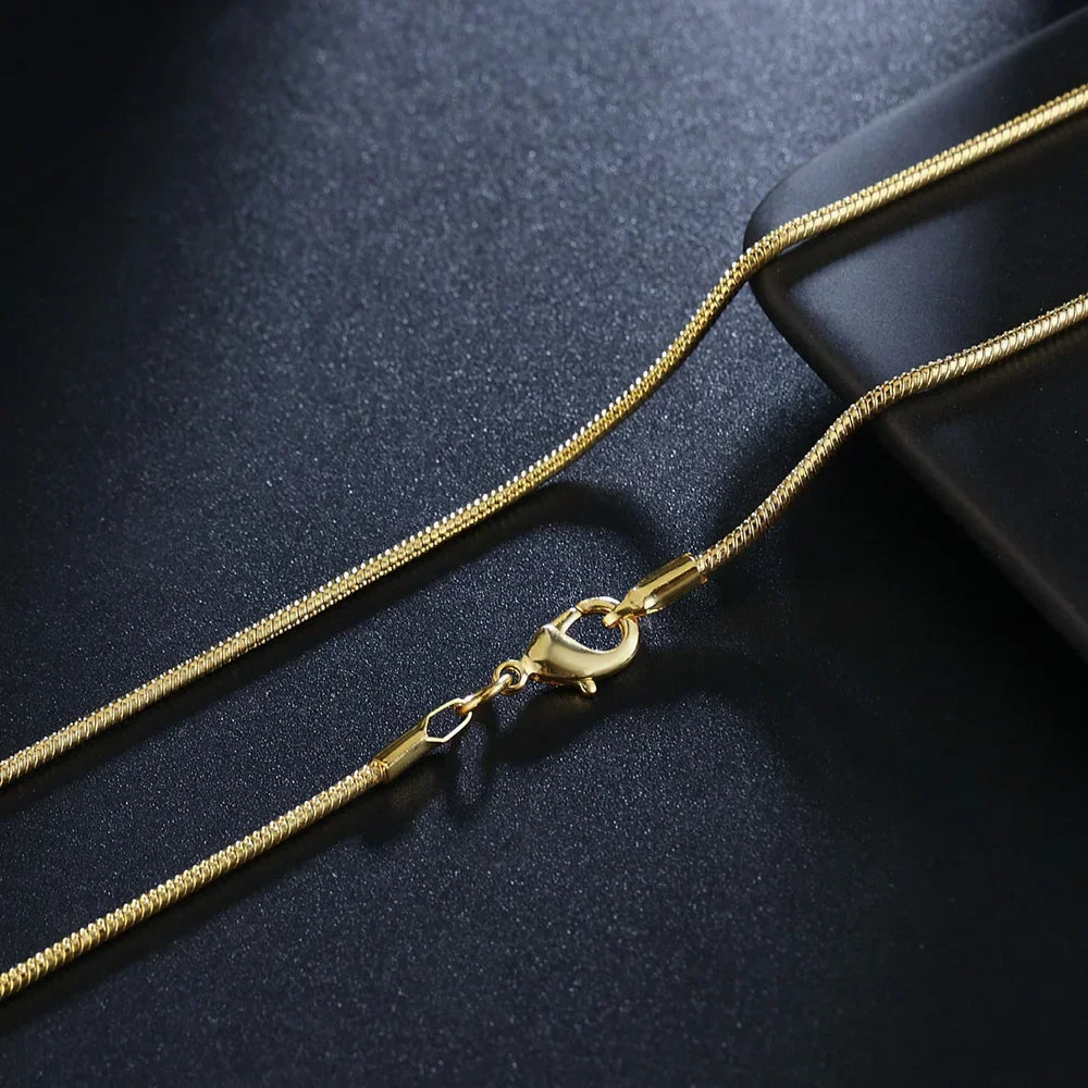 Pella 18K Gold Snake Necklaces